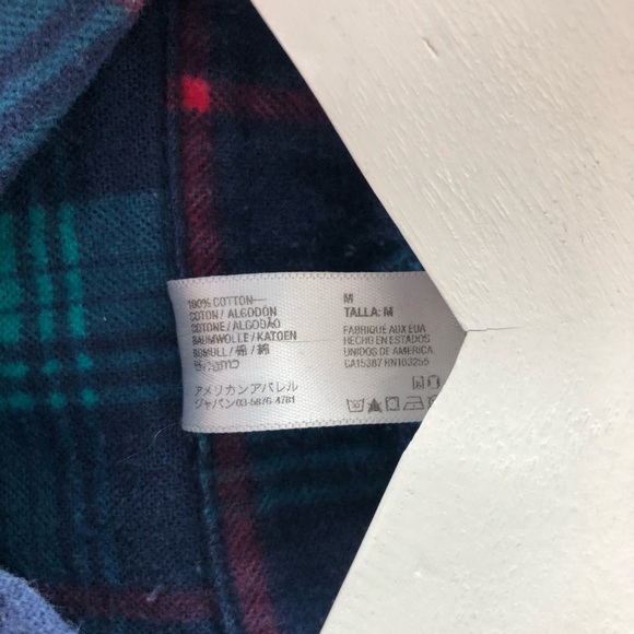 American Apparel Flannel Button-down. - Picture 4 of 6